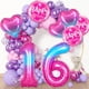 thumbnail image 3 of Globo con el número 10 de Florisland Rumi, cumpleaños, primera fiesta, 1 m, 3 of 6