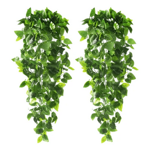 Genérico - Plantas Artificiales 2 Uds Colgantes Pared