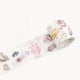 thumbnail image 1 of 1pc/pack Vintage Feathers Flowers Bird Masking Washi Tape Retro Ins Decorative Adhesive Material Sticker Label Scrapbooking 1.57inch*118.11inch, 1 of 5