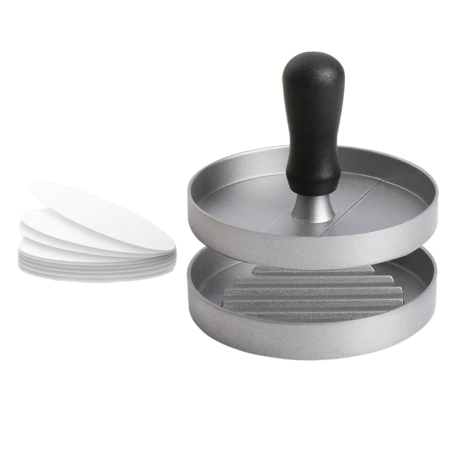 Magideal - Prensa Para Hamburguesas Prensa Para Hamburguesas Máquina Para Hacer Hamburguesas Recubrimiento Antiadherente Sándwich Carne Patty Smasher Aleación De