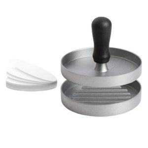 Magideal - Prensa Para Hamburguesas Prensa Para Hamburguesas Máquina Para Hacer Hamburguesas Recubrimiento Antiadherente Sándwich Carne Patty Smasher Aleación De