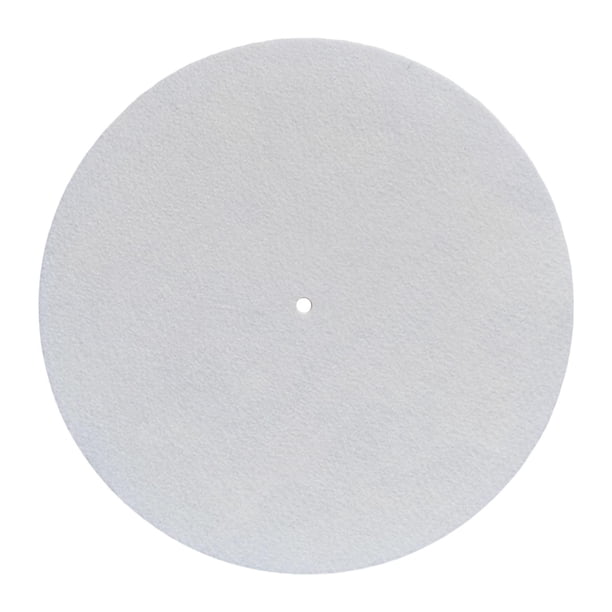 Alfombrilla Para Plato Giratorio, Alfombrilla Para Fonógrafo De 12 Pulgadas, Alfombrilla Para Tocadiscos, Tocadiscos, Color Blanco