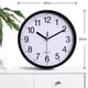 thumbnail image 2 of Reloj de pared de plástico de 10 pulgadas, reloj Shi Ying, reloj para dormitorio y sala de estar, sencillo., 2 of 5