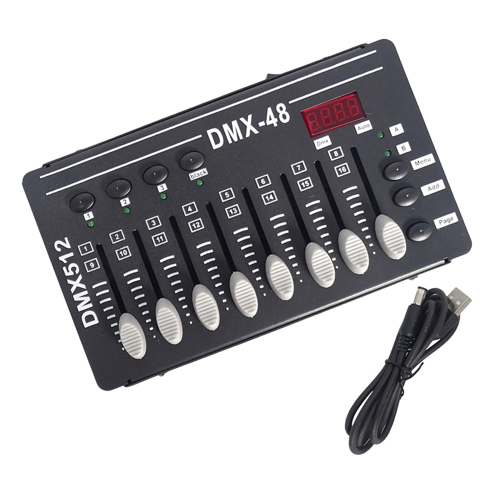 Magideal - Controlador Dmx, Control De Luz Dmx, Luz De Discoteca, Luz De Escenario, Clubes, Espectáculos De Luz, Consola Dmx Portátil, Controlador De Luz Dmx