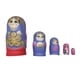 thumbnail image 3 of Estante Para Muñecas Matryoshka De 5 Piezas, Hermoso Juego De Muñecas Apilables Para Manualidades, Color Azul, 3 of 5