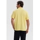 thumbnail image 3 of Polera Hombre Piqué Básica Lisa Amarillo - lV, 3 of 4