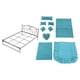 thumbnail image 5 of Cama De Hierro Forjado Retro 1/6 Con 6 Almohadas Para Accesorios De Escena De Figura De Acción De 12 ", 5 of 5