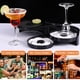 thumbnail image 4 of Barra con borde de cristal de 3 niveles para margaritas y cócteles TonJin, 4 of 7