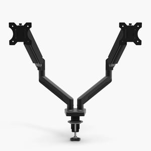 Form Office - Soporte Monitor Escritorio Doble Negro