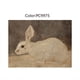 thumbnail image 1 of 1pc White Rabbit Inn Art Print, Vintage Bunny Oil Painting Canvas Poster, Easter Decor, Retro Wall Pictures Home Decoration, Frameless, 10"x 8", 16"x12", 1 of 3