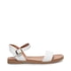 thumbnail image 2 of Sandalia Steve Madden Dina de piel blanca para mujer, 2 of 8