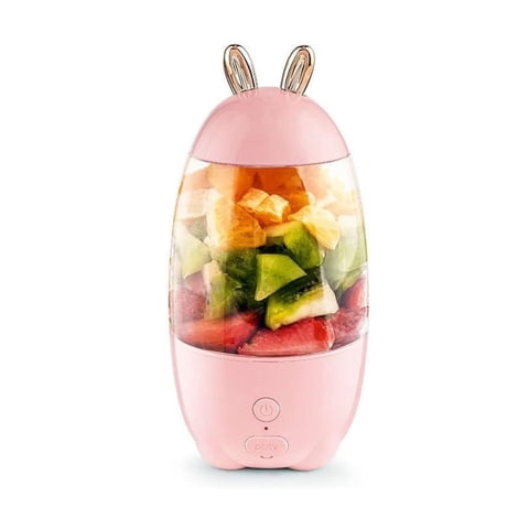 Click Ventas - Mini Licuadora 400Ml Mezclador Portatil Usb Recargable Rosa