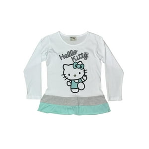 Polera Niña Hello Kitty Blanco 10