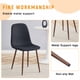 thumbnail image 4 of Silla sencilla de lujo - conjunto de 4 silla de comedor de alta resistencia de material de lino-algodón, 4 of 6