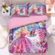 thumbnail image 1 of Barbie King Size Bedding Sets Anime Figure Barbie Cosplay Cute Bed Quilt Covers Pillowcases Bedroom Duvet Cover Sets Bed Sheets, 1 of 5