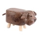thumbnail image 4 of Reposapiés De Animales Banco Para Niños Taburete De Aprendizaje Otomano Tapizado Fácil De Limpiar Marrón, 4 of 5