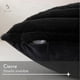 thumbnail image 4 of Fundas De Cojines Set X2 Cama Sillon Suave Negro 45 X 45 Almohada negro, 4 of 9