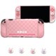 thumbnail image 1 of Juego de Carcasas Protectoras Compatible con Switch 2, Carcasa Trasera de ABS con Cubiertas de Agarre de Silicona para Joy-Pad, 2 Pares de Agarre de Pulgar de Silicona, 1 of 9