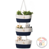 Estilodomus - Set De Cestas Colgantes De Organización Decorativo Canasto