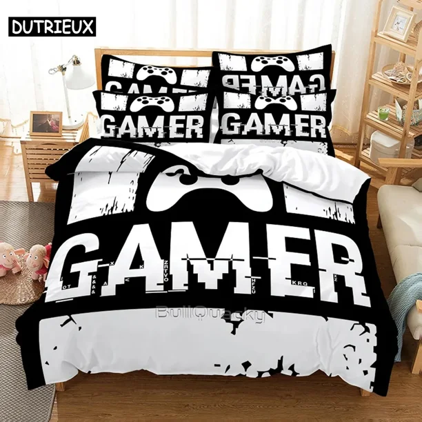 Game Bedding Set Duvet Cover Set Bedding Digital Printing Bed Linen Size Bedding Set Fashion Design Bed Sheets