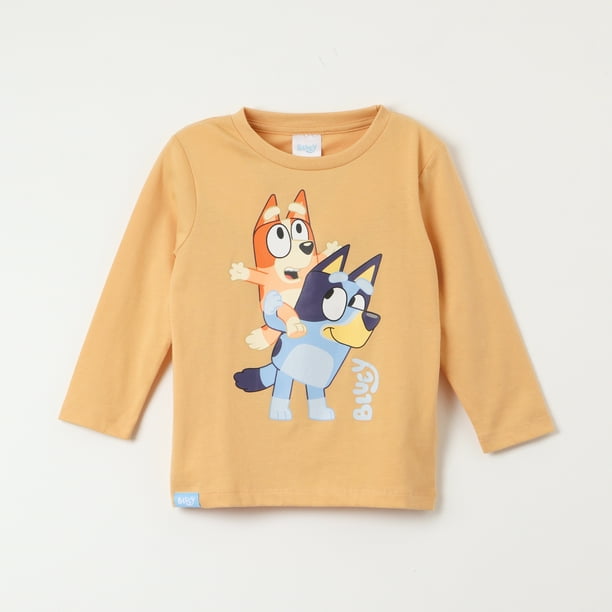Polera Manga Larga Niño Up Bingo Café Bluey