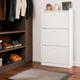 thumbnail image 3 of ZAPATERO SW-4 BLANCO MURO 3 NIVELES MADERA 114*60*24, 3 of 3