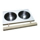 thumbnail image 3 of Plato De Alimentación Para Pájaros, Taza, Comida Para Pájaros, Tazas De Acero Inoxidable Para Loro, Periquito, Doble Ranura, 3 of 5