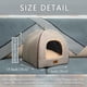 thumbnail image 2 of Cama para gatos WINDRACING Cat Cave House para gatos de interior con almohada, 2 of 6
