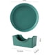 thumbnail image 4 of Juego de 8 platos redondos para aperitivos con escurridor, platos para tartas, platos de postre, platos de ensalada y platos pequeños para servir (verde), 4 of 8