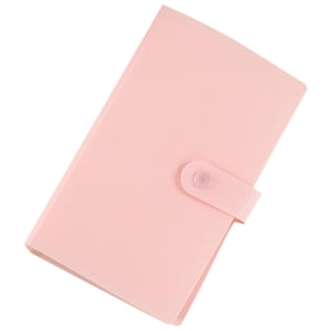 Magideal - Carpeta De Álbumes De Tarjetas, Funda Comercial Para Tarjetas Tarjetas De Crédito Rosa 120 Tragamonedas