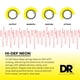 thumbnail image 4 of Cuerdas para bajo eléctrico DR Hi-Def Neon Red Medium NRB-45, 4 of 9