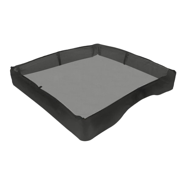 Cubierta Superior de Malla para Parque Infantil, Cubierta Superior para Parque Infantil con Media Malla Ajustable, Cubierta Superior Portátil para Per 36 pulgadas
