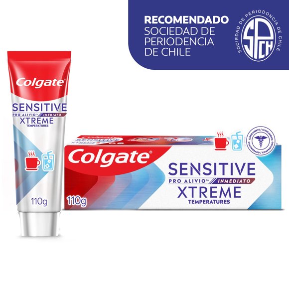 Crema dental con flúor Pasta Dental Colgate Sensitive Pro-Alivio Inmedíato Xtreme Temperatures