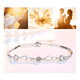 thumbnail image 3 of Pulsera plata 925 estrellas circón en oro ajustable, 3 of 3