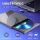 thumbnail image 5 of Unidad externa CD/DVD BPAKDU USB 3.0 Hub 4 USB + Type‑C, 5 of 7