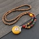 thumbnail image 4 of Cadena de suéter con cuentas de madera de estilo étnico para hombre, alitas de pollo, cuentas de madera, collar largo tipo Joker, joyería para mujer, 4 of 5