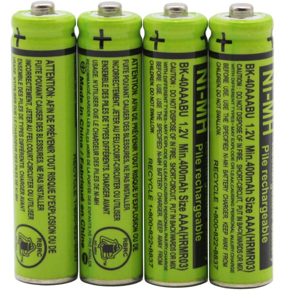 Paquete de baterías de repuesto Cerepros BK-40AAABU 1,2 V 400 mAh