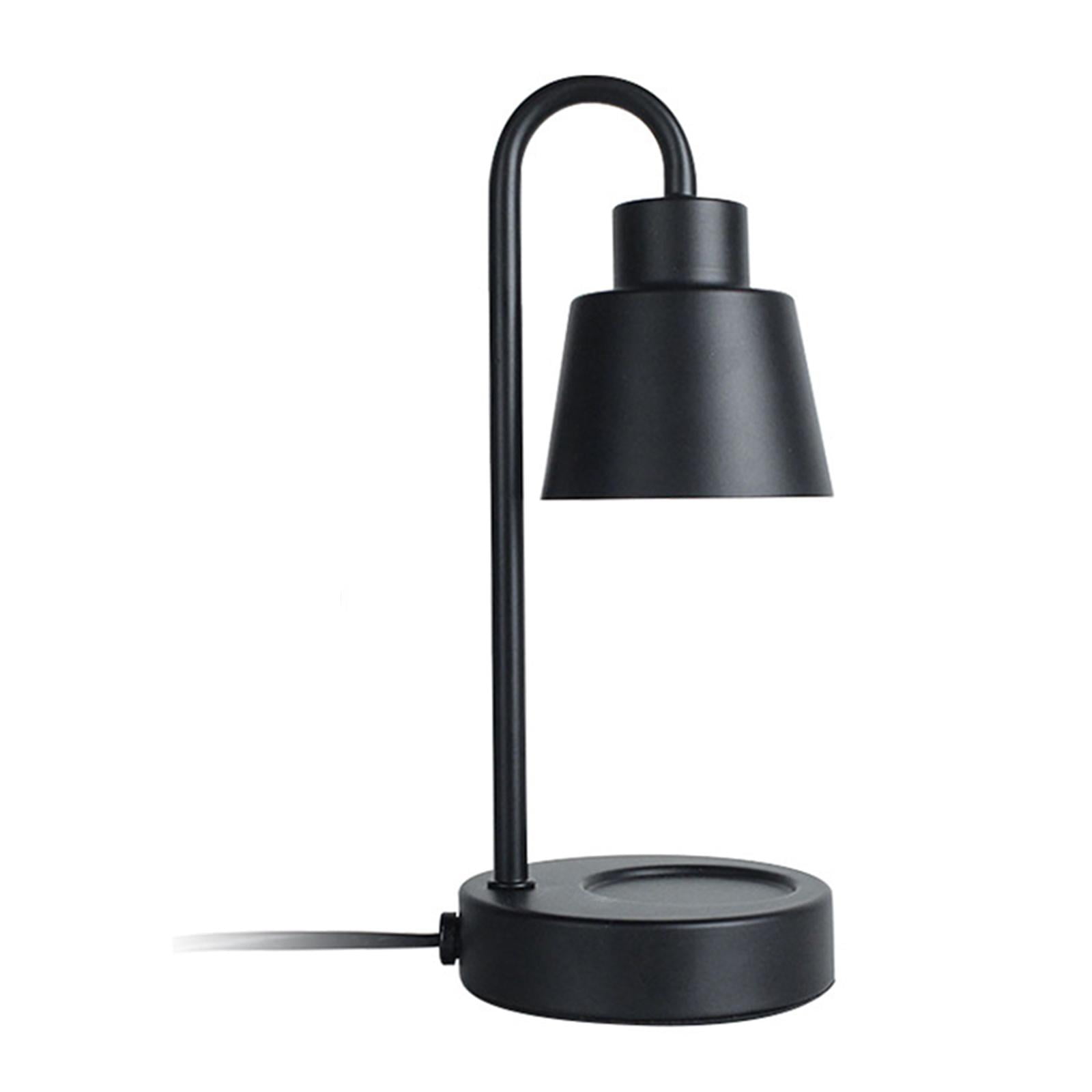 Bothyi - Lámpara Calentadora De Velas Lámpara De Mesa Lámpara De Vela Para Decoración Hogar Dormitorio Negro