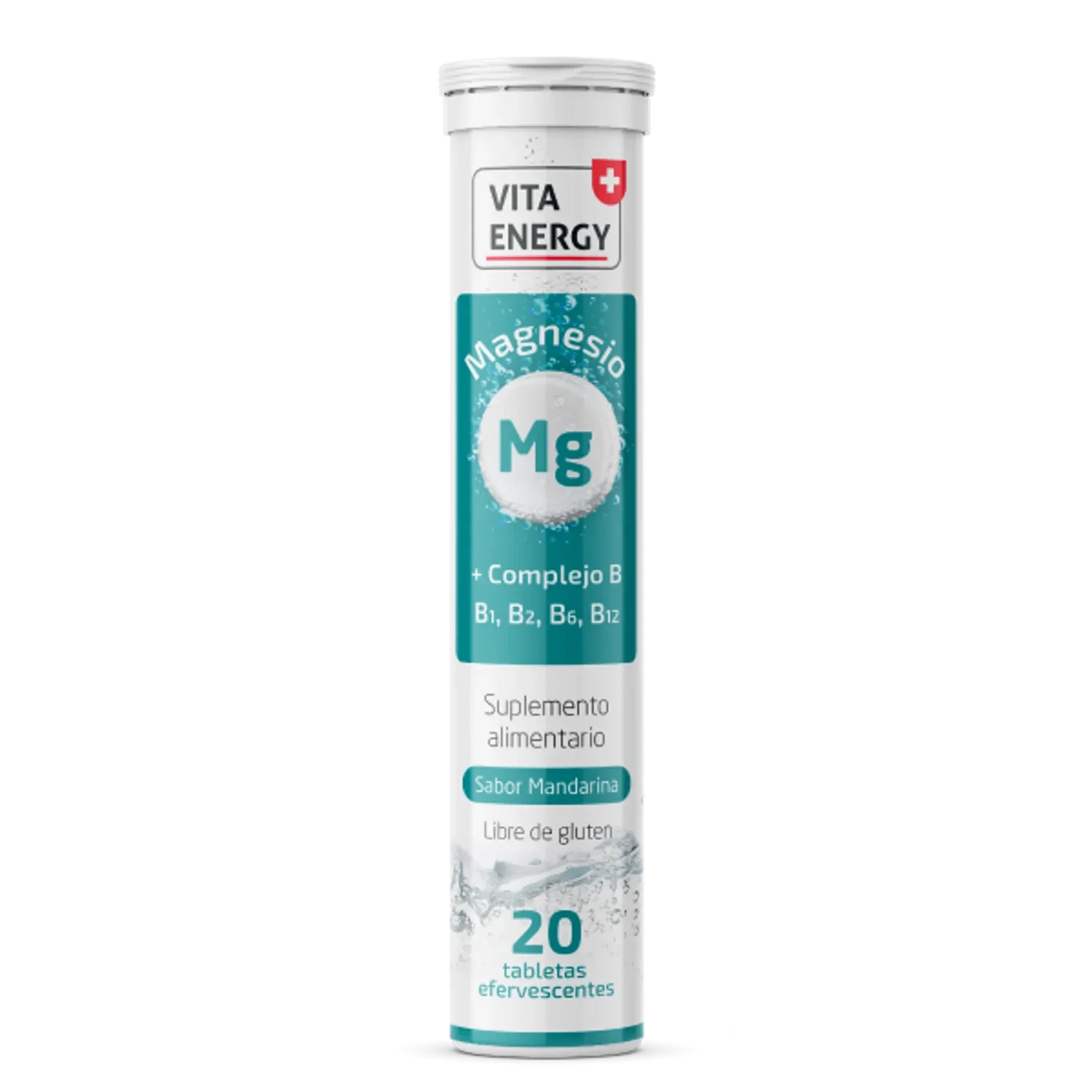 Vita Energy - Magnesio + Complejo B 20 Tabletas Efervecentes
