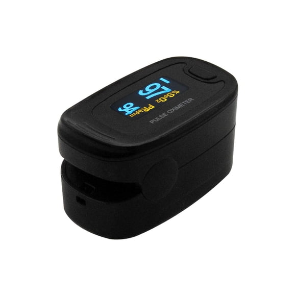 Pulsioxímetro CONTEC CMS50NA, monitor SpO2 en la punta de los dedos, negro