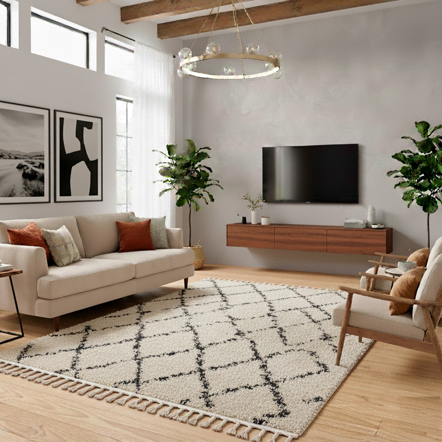 Dib - Alfombra Key 200x290 Blanco W00300