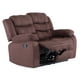 thumbnail image 4 of Sofá 2 Cuerpos Reclinable Tradicional Norman Café Oscuro, 4 of 15