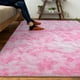 thumbnail image 2 of Alfombra DWeike extra grande y esponjosa de 150 x 240 cm para el hogar, color rosa, 2 of 8