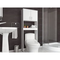 Tuhome - Estante Wc Barcelona 160X63X25,5 Cm 2 Puertas Blanco