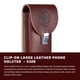 thumbnail image 2 of Funda para teléfono Occidental Leather Latigo Leather, con clip, 2 of 4