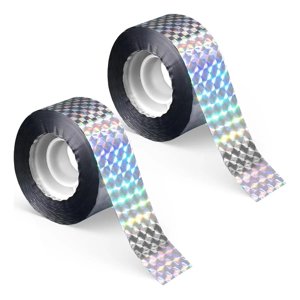 Genérica - 100M Cinta Espanta Pajaros Reflectante Para Huerta Y Jardín (50M/Roll)