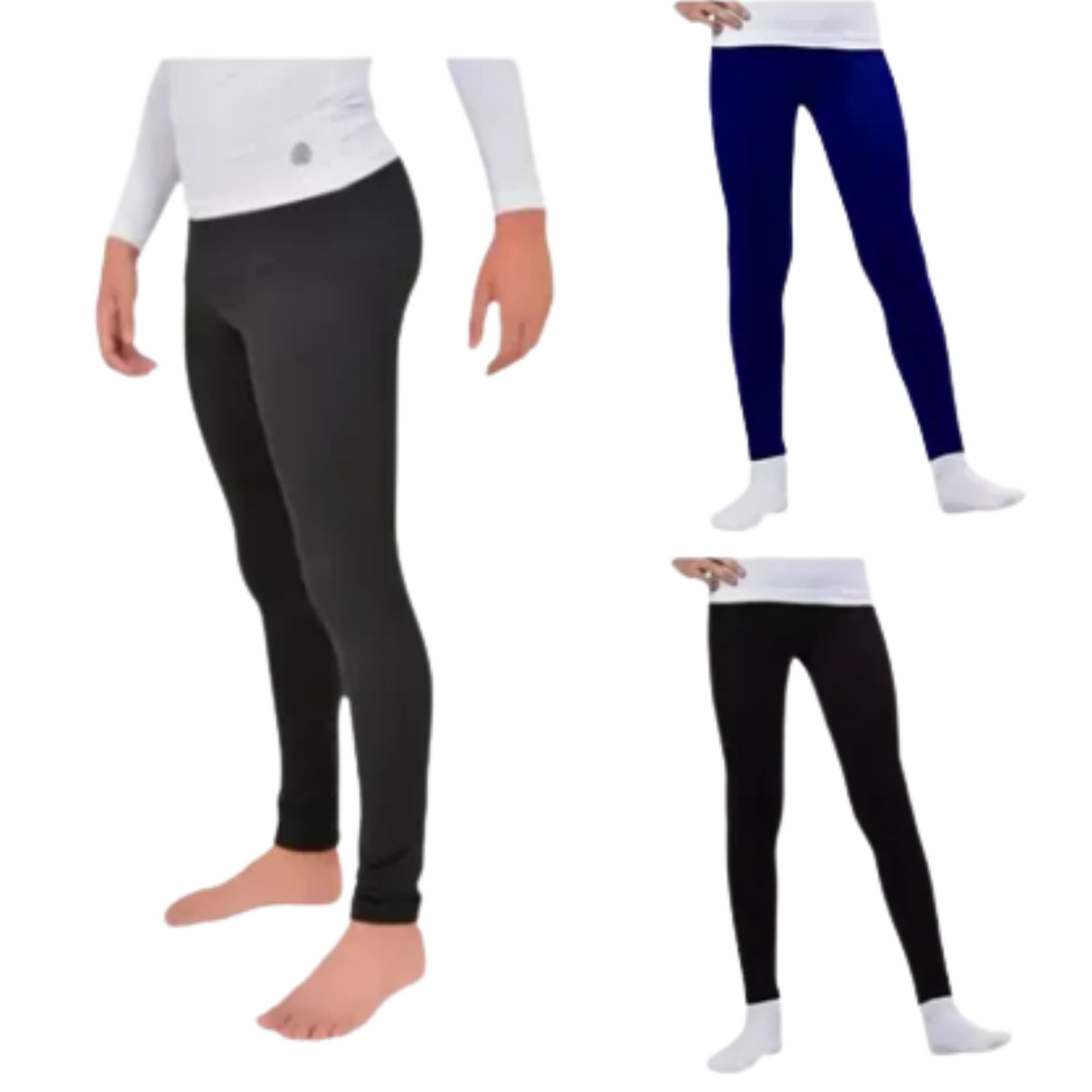 Ekolmac - Pack 4 Panty Calza Niño Térmico Polar Invierno