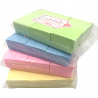 Genérico - Papel Algodon Sin Pelusa Para Uñas Verde 400 Unid.