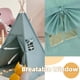 thumbnail image 3 of Carpa Tipo Tipi Para Niños Con Alfombrilla Luces En Forma De Estrella Y Funda De Transporte, 3 of 7