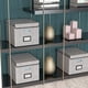 thumbnail image 2 of Caja organizadora de archivos Huolewa, portátil mejorada, con tapa, 2 of 7
